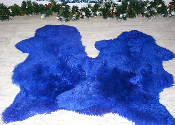 Blauer Wichtel Lammfell Twinset (öko)
